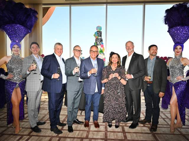 Group Photo_ Aaron Berger, Derek Stevens, Andrew Simon, Jim Gibson, Shelley Berkley, Steve Hill, and David Schwartz