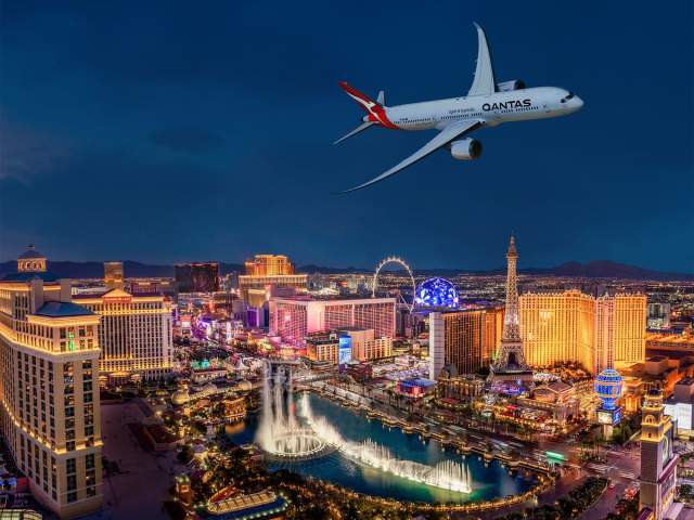 Qantas Las Vegas Flyover