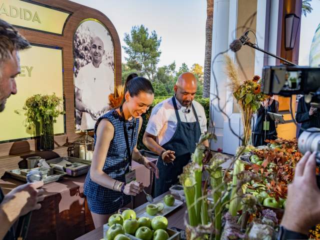 Chef Daniel Hadida and Influencer Olivia Ferny at Wynn Revelry by Chef's Table 2026
