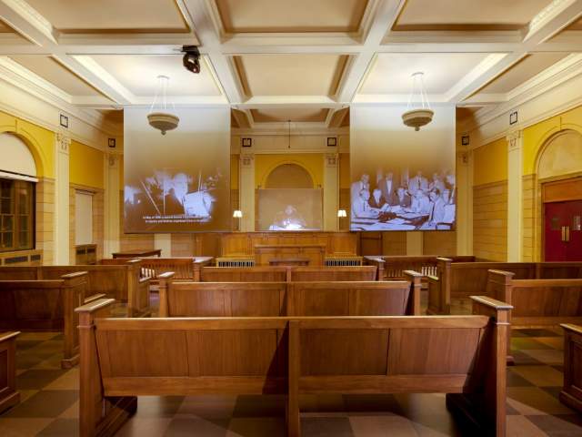 Historic Courtroom at The Mob Museum