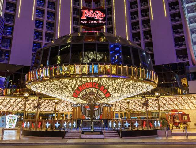 Step into a fantastical world at The Carousel Bar at The Plaza Hotel & Casino in Las Vegas!