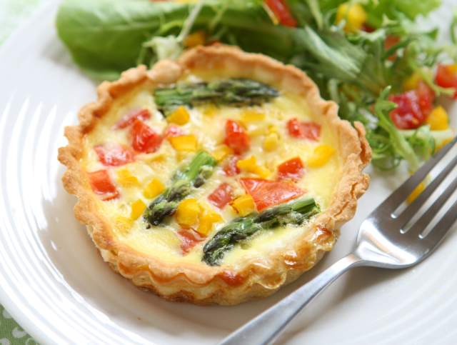 A delicious looking quiche from the The Coffee Class.