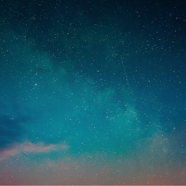 a clear, starlit night sky