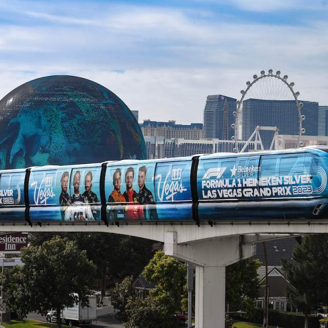 The Las Vegas Monorail will keep you on Track During F1 Race Week