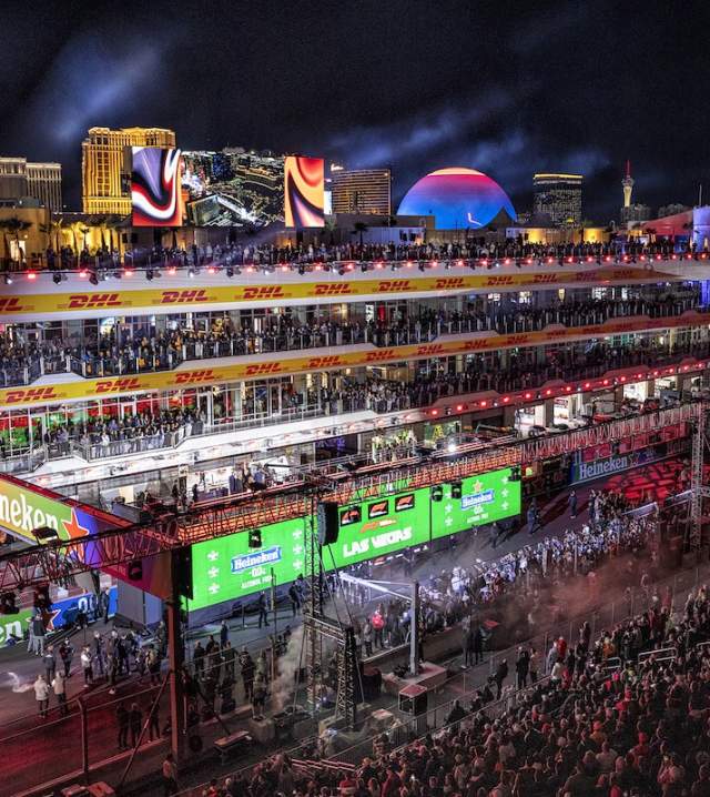 F1 LV Grand Prix Crowd.