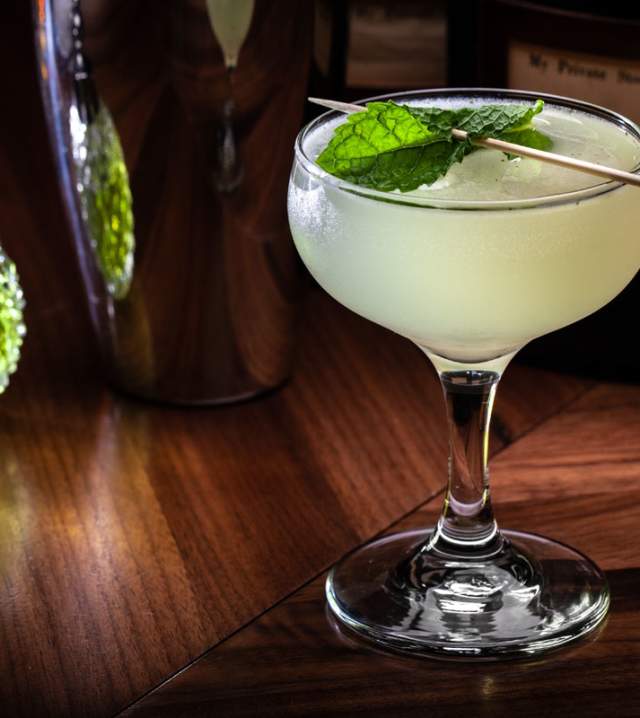 Get a taste of this delicious handcrafted cocktail at The Underground Speakeasy inside of The Mob Museum.