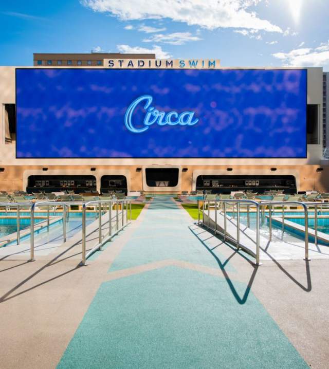 Stadium Swim at the Circa Pool in Las Vegas.