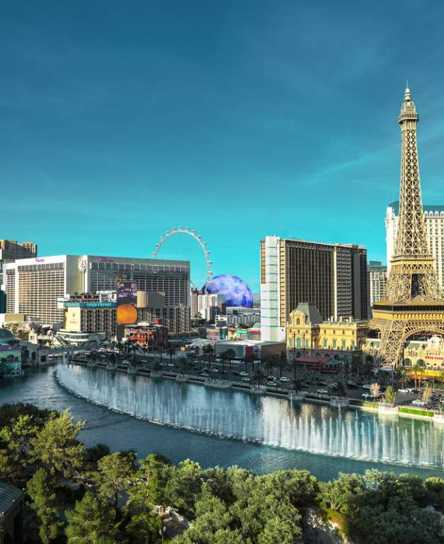 Las Vegas Strip aerial