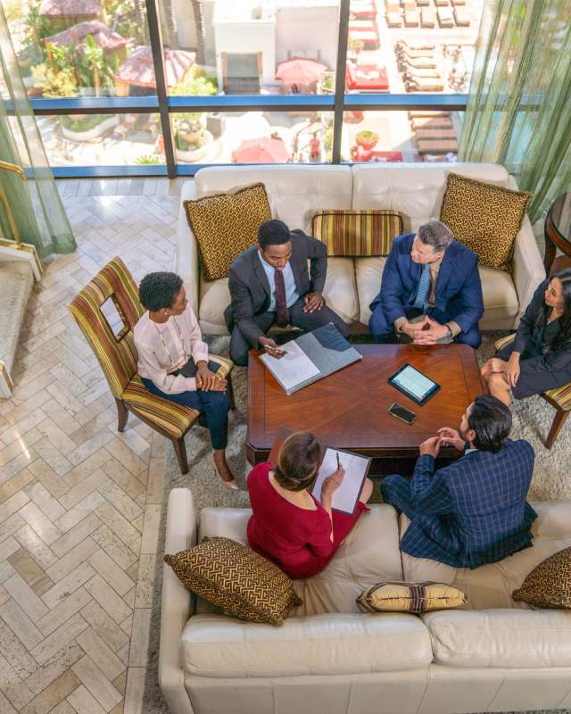 Business Meeting in Golden Nugget Suite