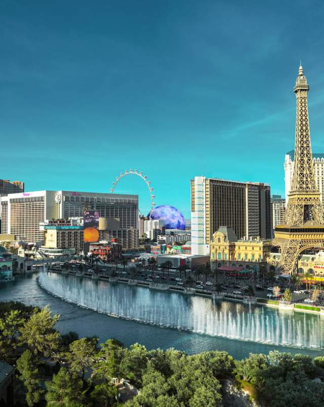 Las Vegas Strip aerial