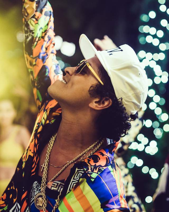 Bruno Mars at Dolby Live at Park MGM Las Vegas.