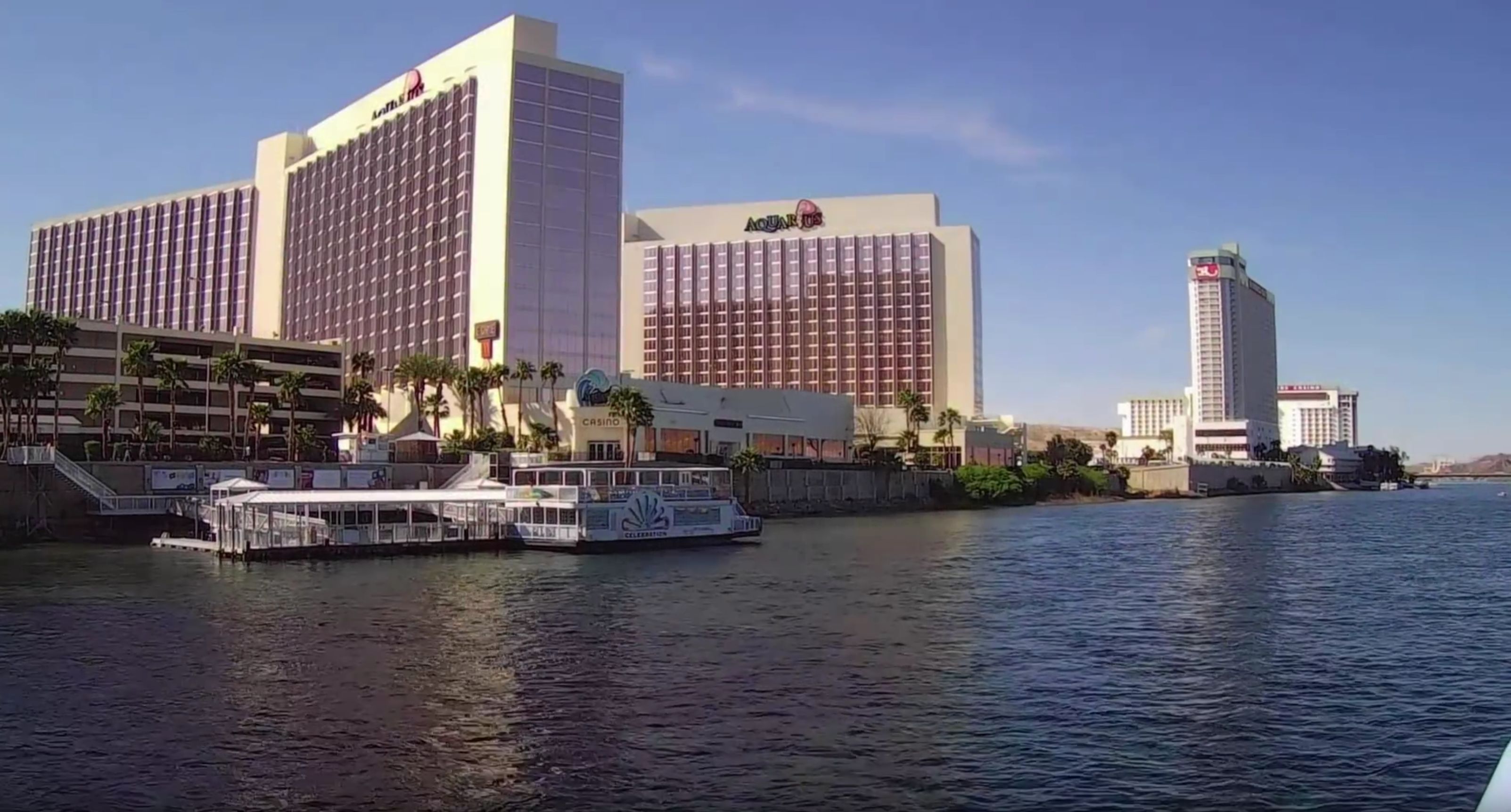 Exterior View of The Aquarius Casino Resort in Laughlin