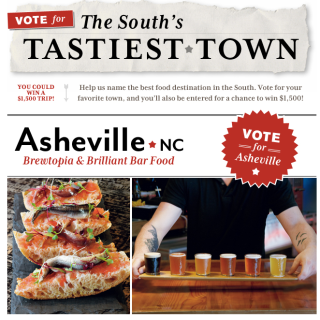 Southern Living Poll: Vote Asheville!