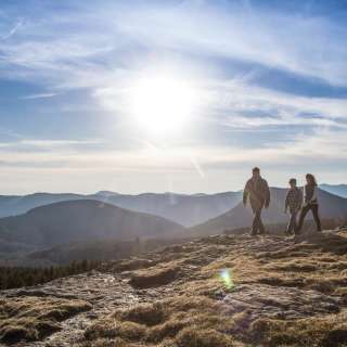 Winter Hiking at Black Balsam Knob Near Asheville, N.C.