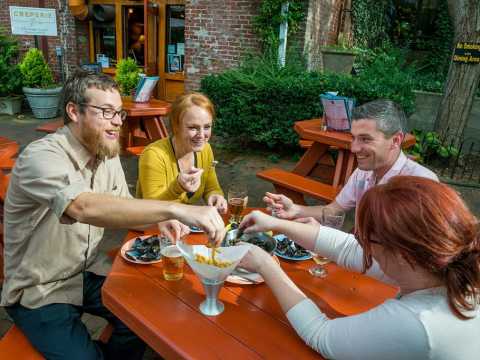 Restaurants In Asheville Foodtopia Nc S The Best Outdoor Dining Patios In Asheville
