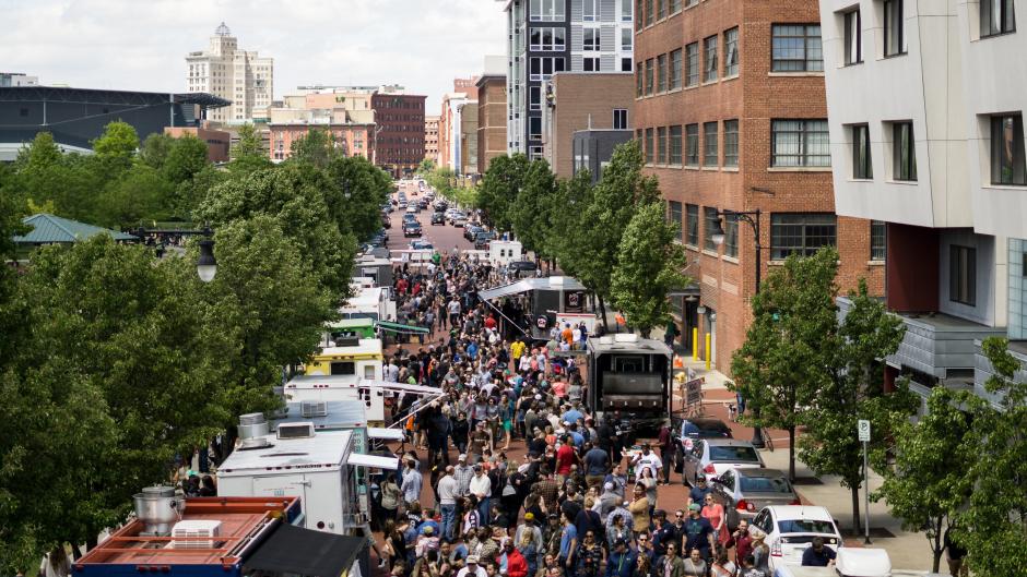 Roll'N Out Food Truck Festival is the largest food truck rally in Grand Rapids.