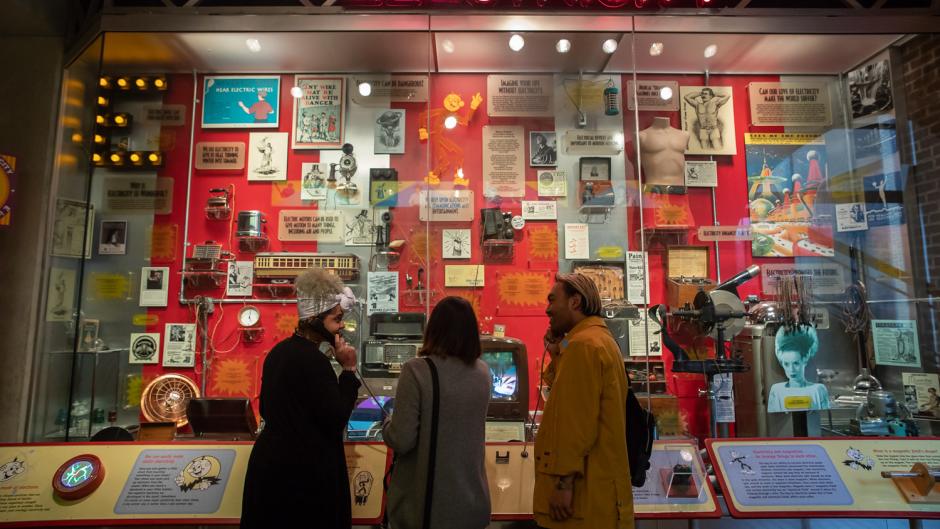 Visitors to the Grand Rapids Public Museum