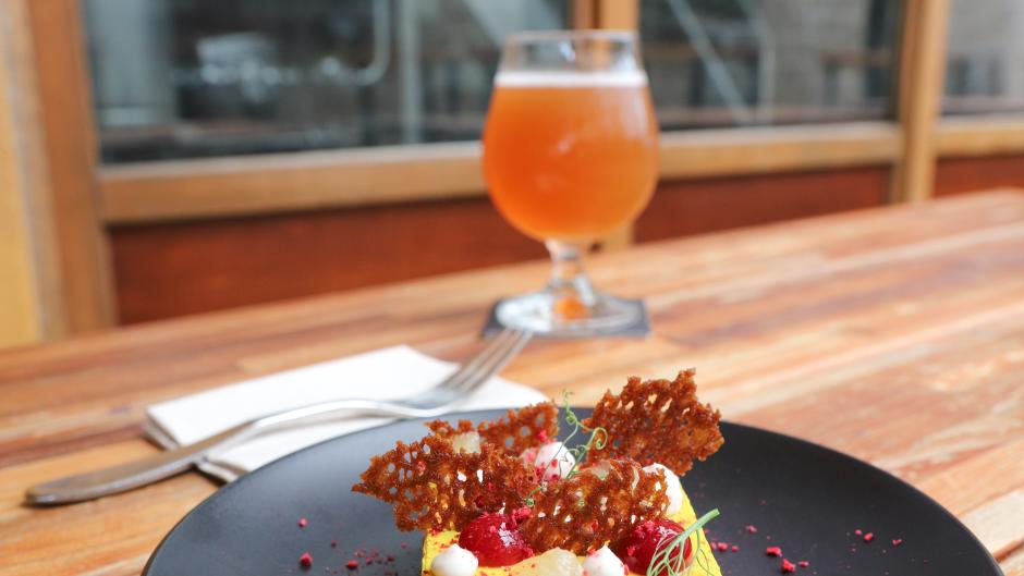 Brewery Vivant's Vegan Lemon Bar is worth the visit to the brewery, even if you're not ordering a craft beer to go with it.