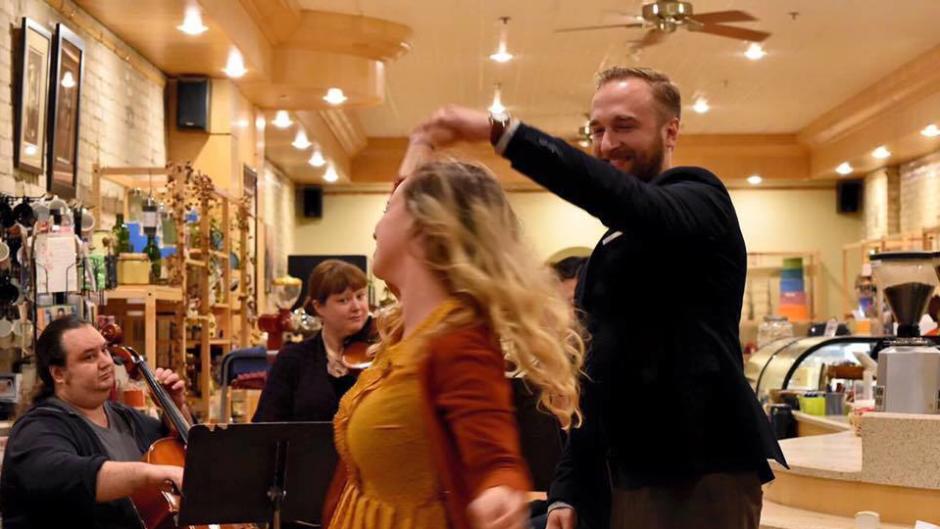 Engagement at Coffee House