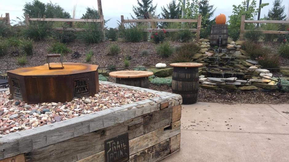 Trail Point Brewery in Allendale Patio & Firepit
