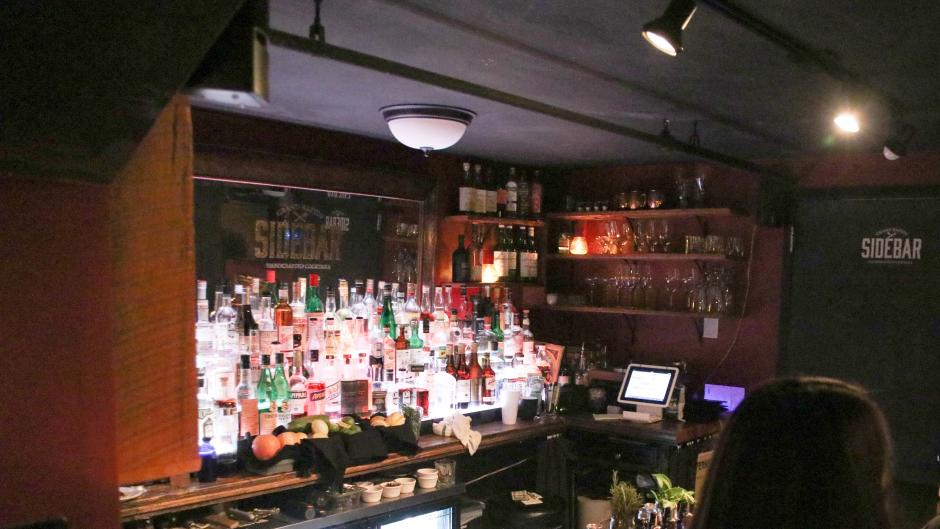 Sidebar's maximum seating capacity is 18, which adds to its charm.