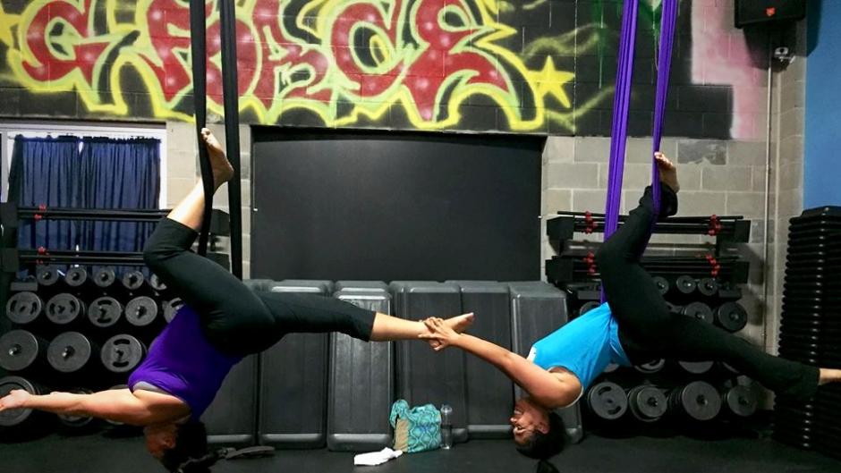 G-Force Fitness aerial yoga