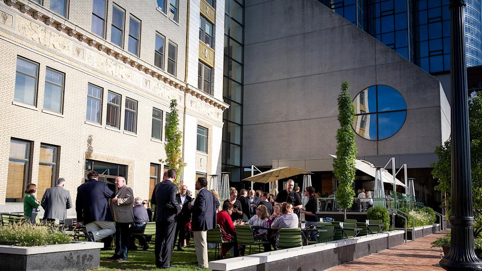The JW Marriott Hotel's six.one.six. is one of many Grand Rapids dining options for a power lunch.