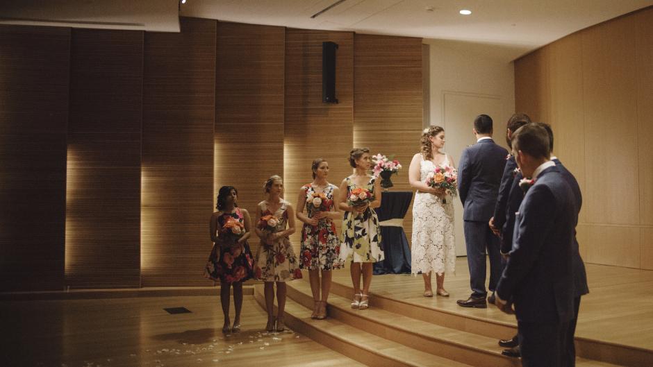 The Ramakrishnans wanted a simple yet fun wedding that represented them as a couple.