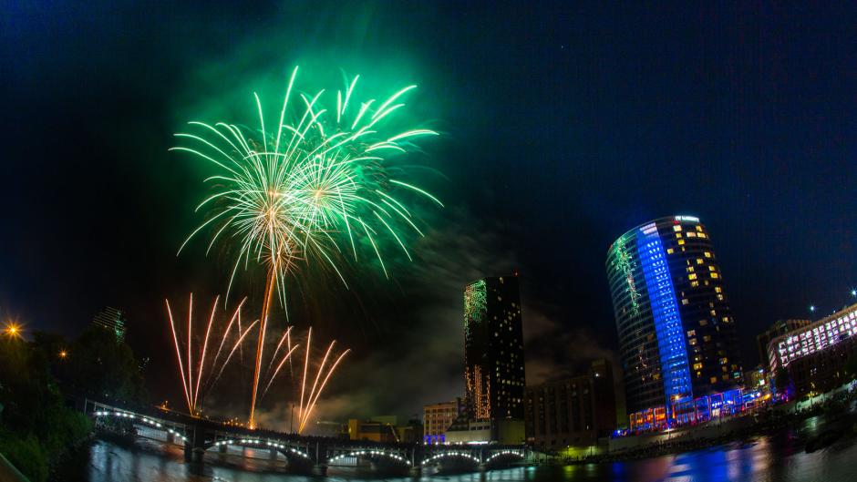 Celebrate Independence Day with the whole family at Ah-Nab-Awen Park during the Amway Family Fireworks.