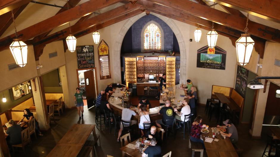 Inside View of Brewery Vivant