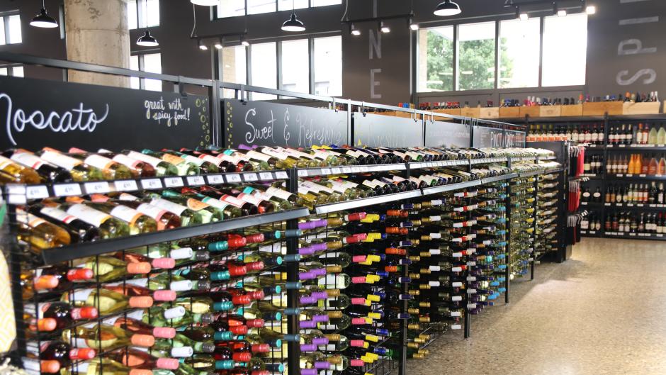 Bridge Street Market has an expansive offering of adult beverages, many of which, are made in Michigan.