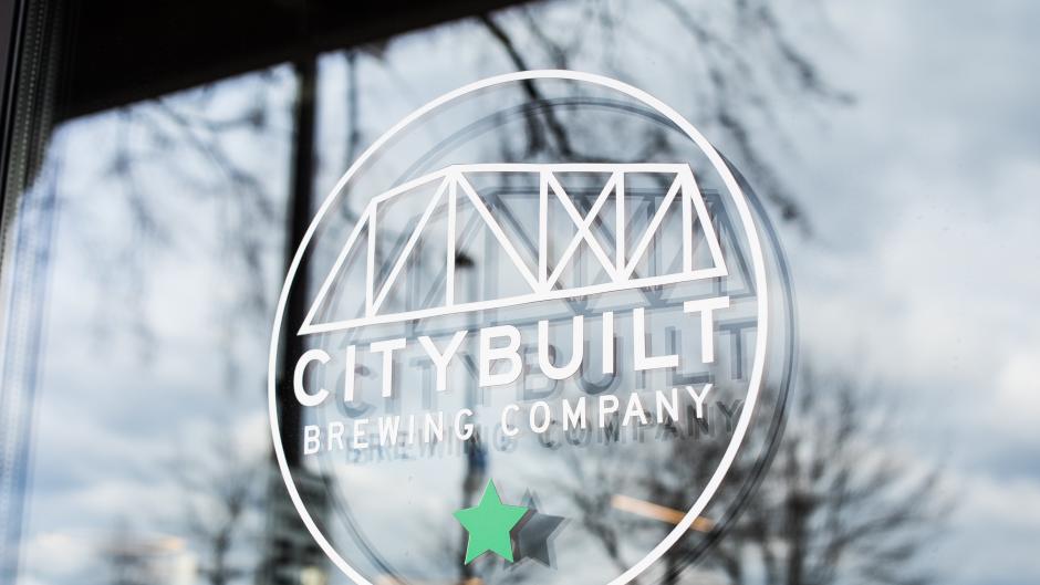 In addition to their craft beer, City Built Brewing Company's menu is inspired by Puerto Rican cuisine.