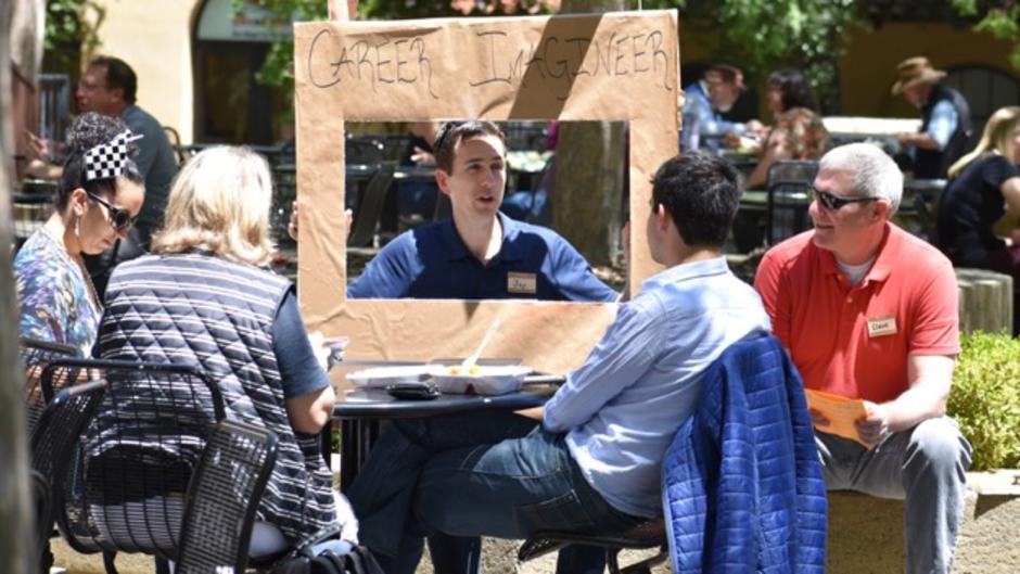 Group discussion at Stanford d.school