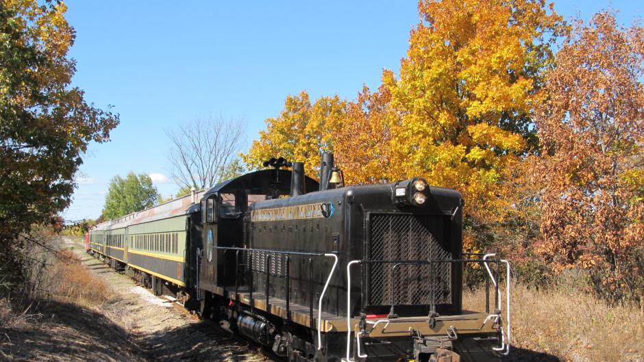 Ride the Coopersville Pumpkin Train for a day full of fall festivities! After the train ride, children can pick out a pumpkin to take home.