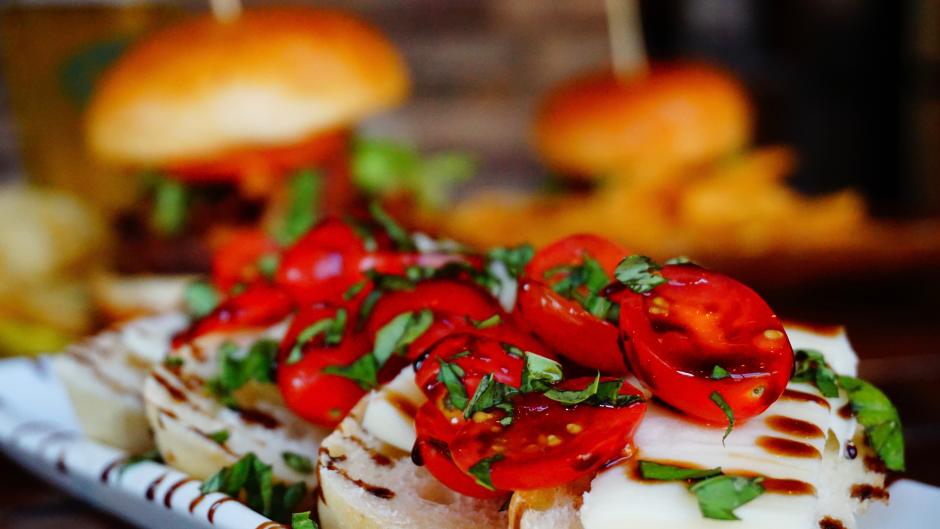 Caprese at Grand Woods restaurant in Grand Rapids