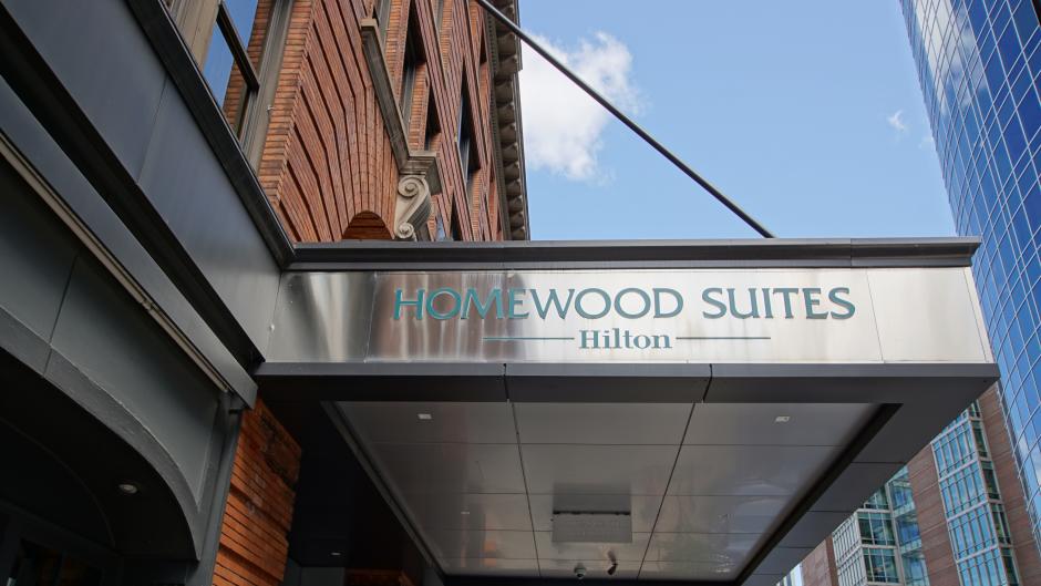 Homewood Suites by Hilton exterior sign