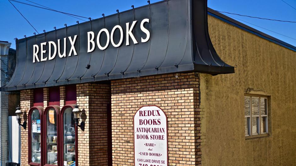 Redux Books offers stacks of used books in many genres, including collectible, antique editions.
