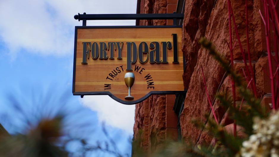 Besides offering a great tasting room, Forty Pearl also hosts wine and food education classes.
