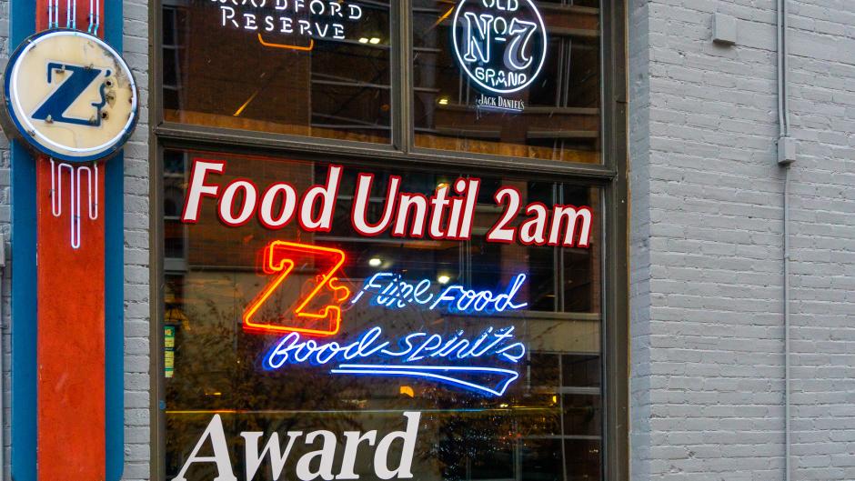 Exterior of Z's Bar