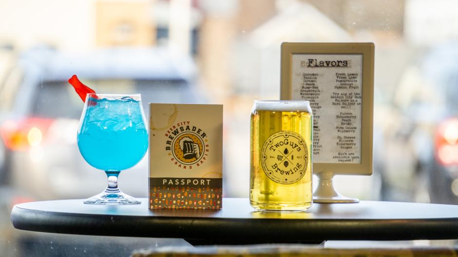 Hard seltzer and beer at Two Guys Brewing