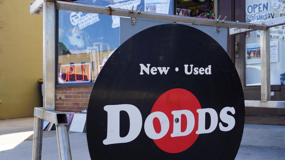 Dodds Record Shop exterior