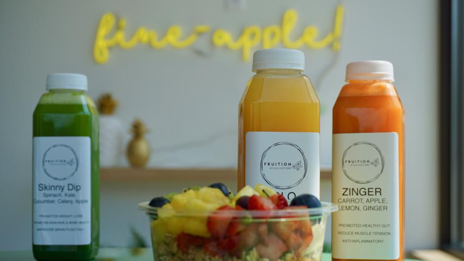 Juice and Acai at Fruition