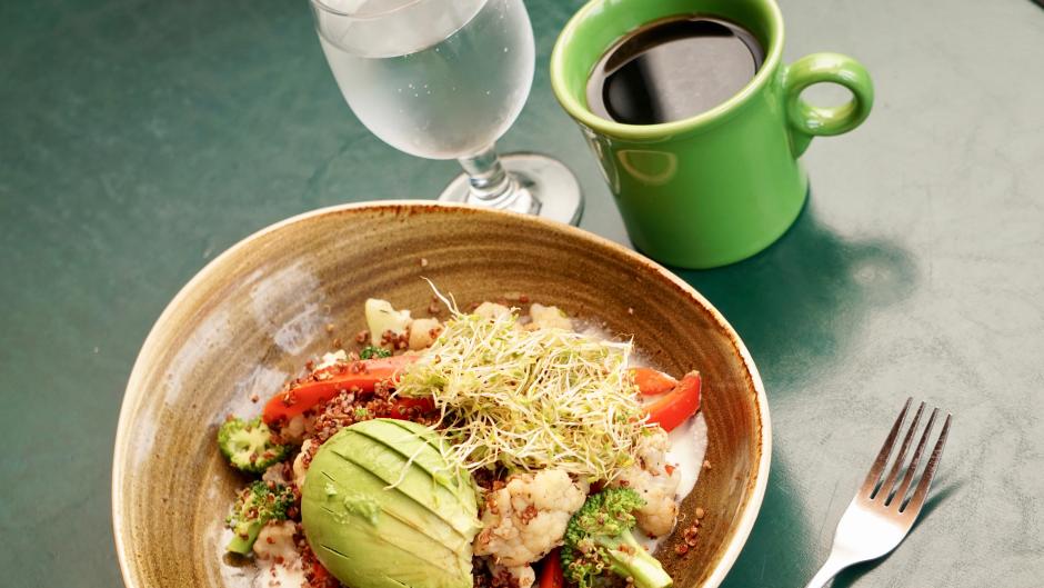 Cherie Inn's vegan menu includes oil and gluten-free items.