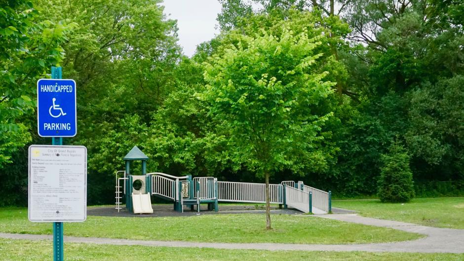 Plaster Creek Trail features nearly three miles of flat trails.