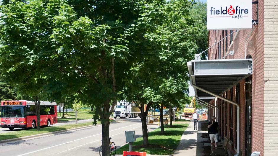 Field & Fire Café offers a variety of food, including baked goods, brunch, and lunch. It's one of many great options along Monroe Avenue.