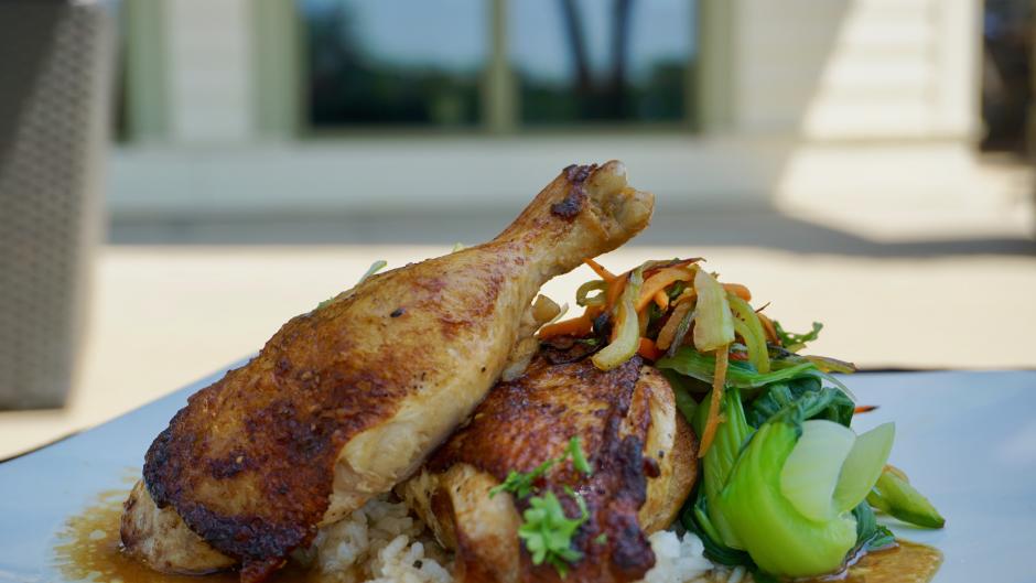 FireRock Grille RWGR dish - Asian Adobo Chicken