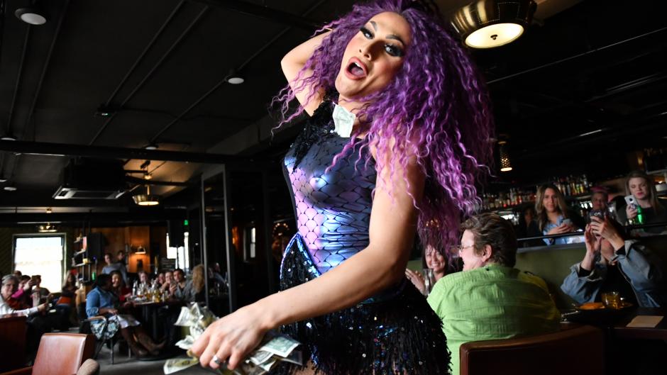 Originally planned as a seasonal event, Drag Brunch GR now has two shows every week due to its popularity.