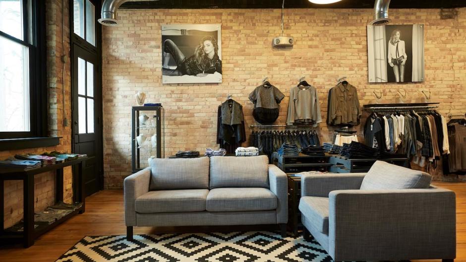 Walk into Denym and it feels as if you entered a high-end boutique in NYC or LA.