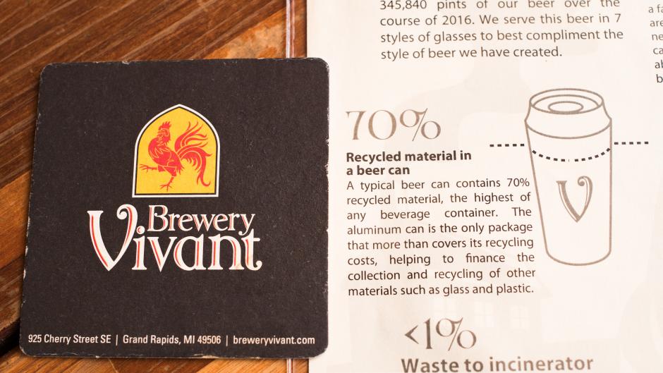 Brewery Vivant - Recycled Materials