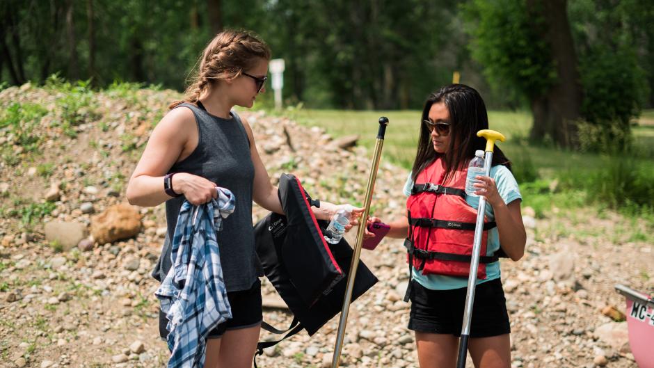 Proper safety gear and clothing is imperative for a safe canoeing trip.